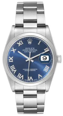 Rolex Datejust 36 16200 36mm Stainless steel Blue 2