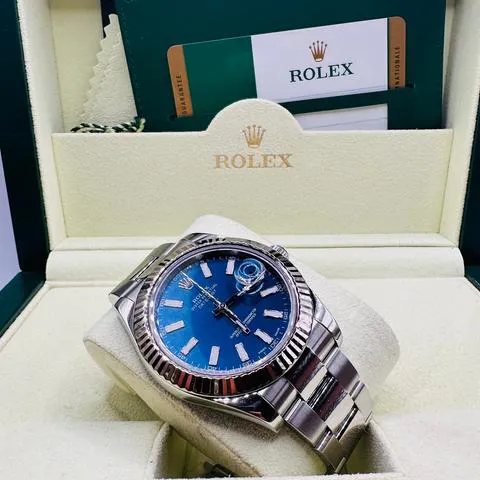 Rolex Datejust II 116334 41mm Stainless steel Blue 3