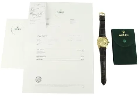 Rolex Day-Date 36 1803 36mm Yellow gold Champagne 3