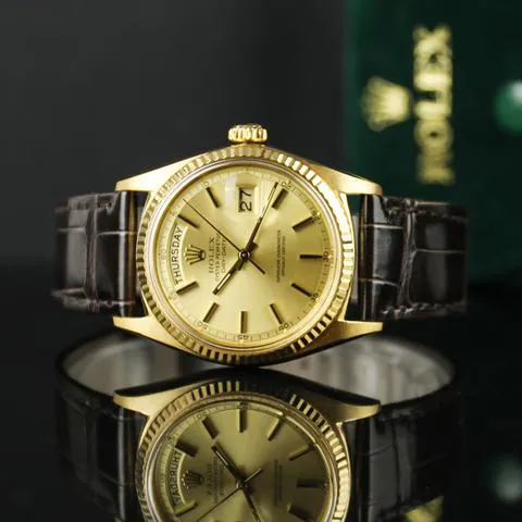 Rolex Day-Date 36 1803 36mm Yellow gold Champagne 4