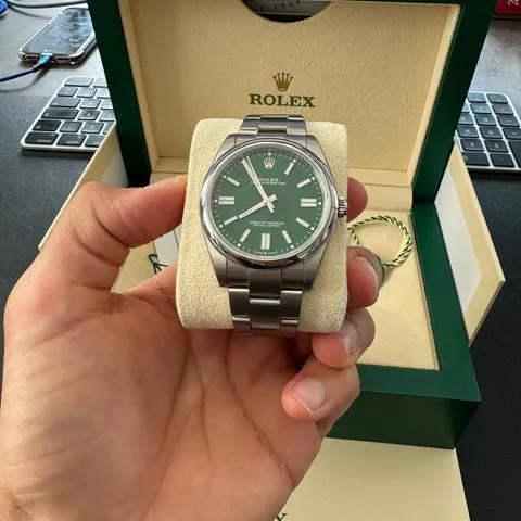 Rolex Oyster Perpetual 41 124300 41mm Stainless steel Green