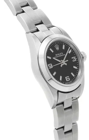 Rolex Oyster Perpetual 76080 24mm Stainless steel Black 2