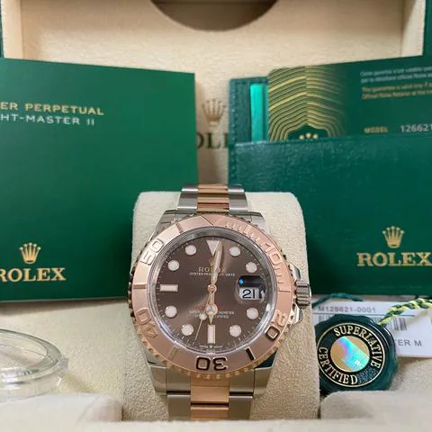 Rolex Yacht-Master 40 126621 40mm Yellow gold and Stainless steel Brown