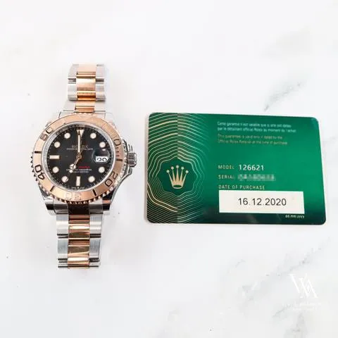 Rolex Yacht-Master 40 126621 40mm Yellow gold and Stainless steel Black