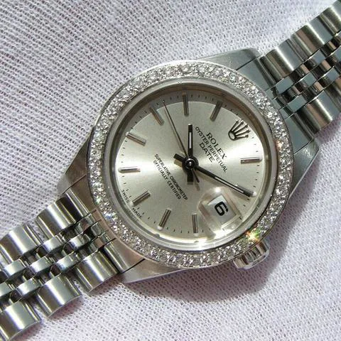 Rolex Lady-Datejust 79174 26mm Yellow gold and Stainless steel Silver