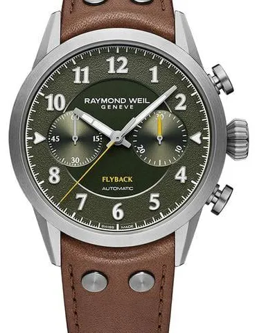 Raymond Weil Freelancer 43.5mm Stainless steel Green