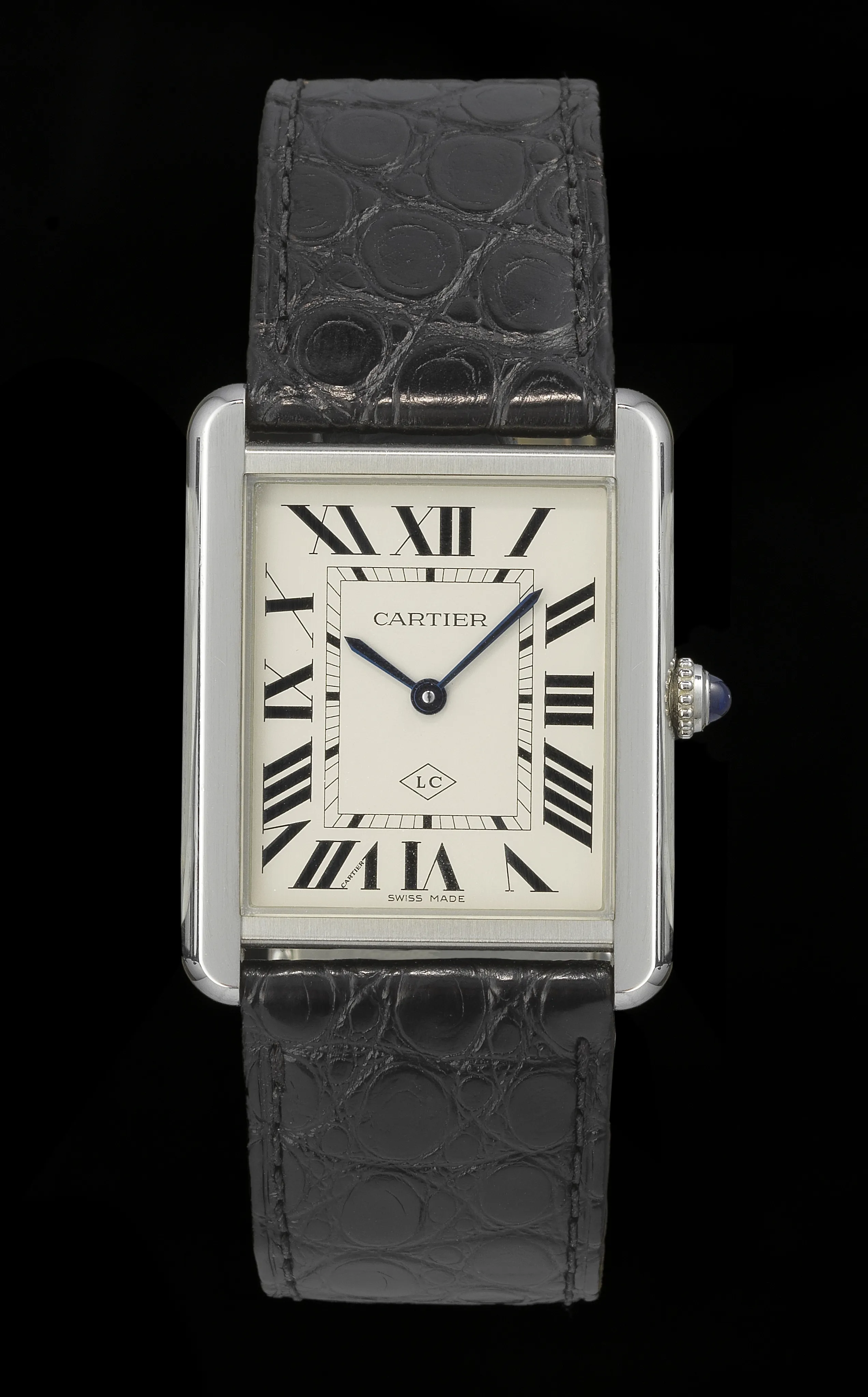 Cartier Tank 34mm Stainless steel Gray