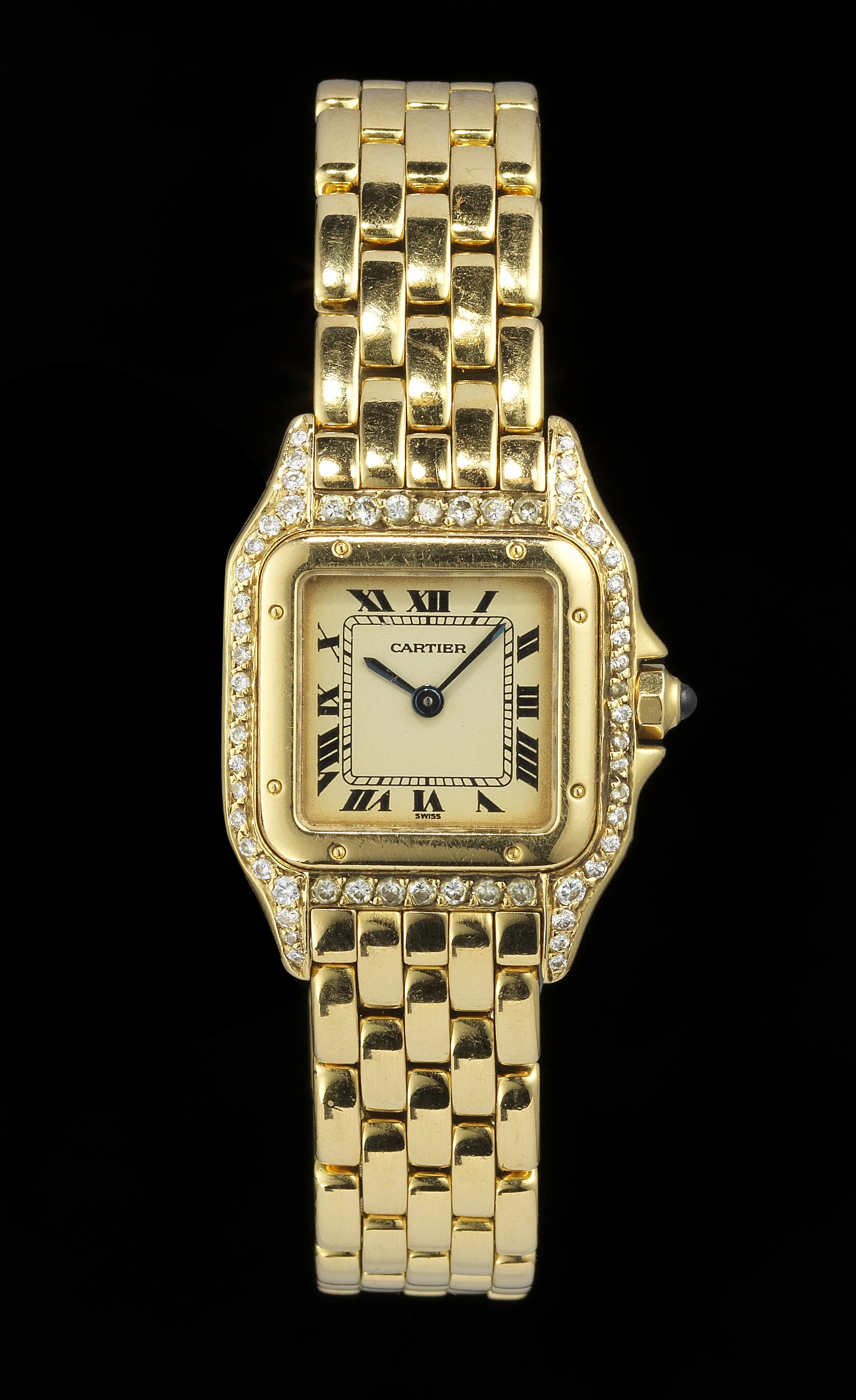 Cartier Panthère 22mm Yellow gold and Diamond Cream