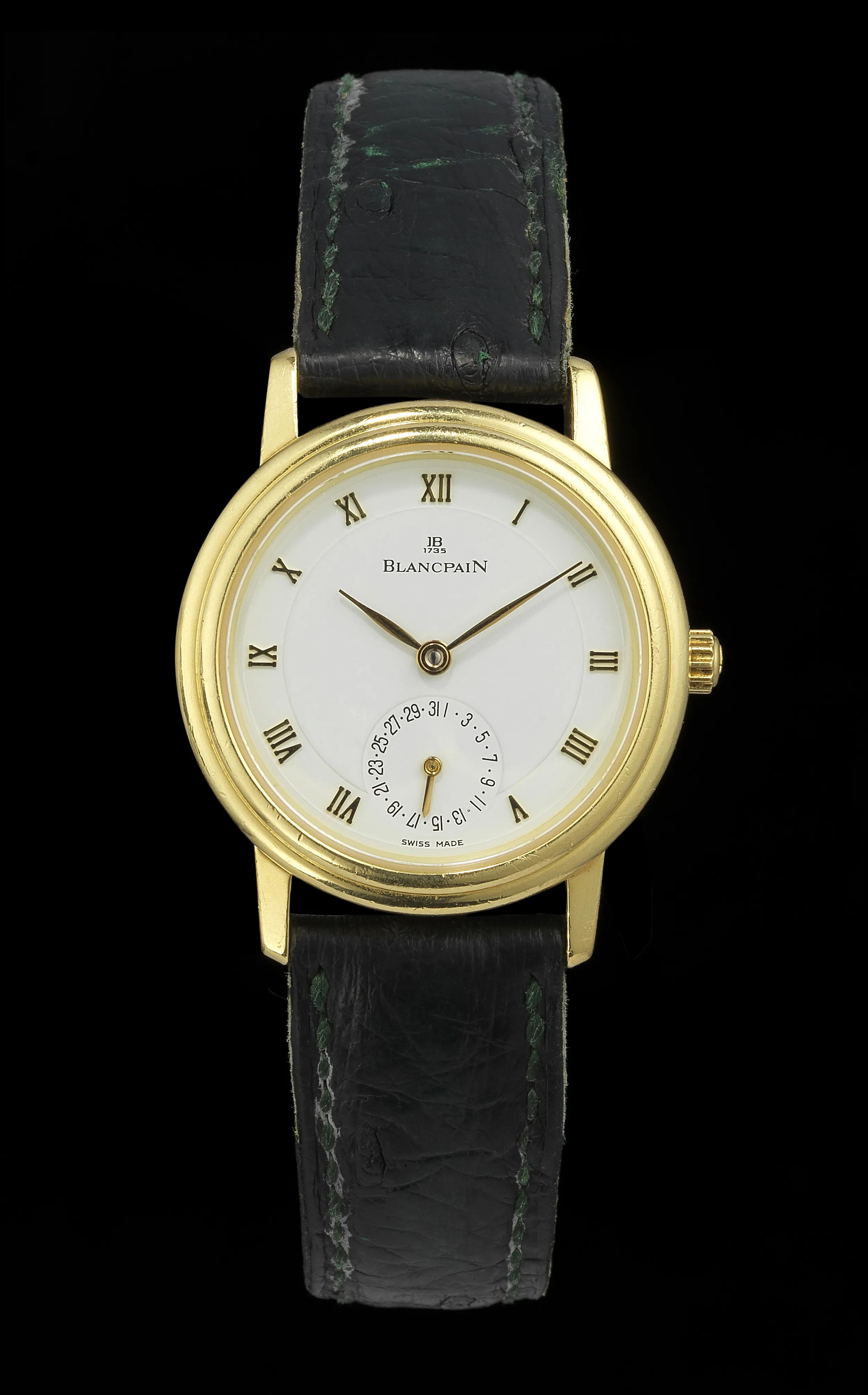 Blancpain Villeret 28mm Yellow gold White