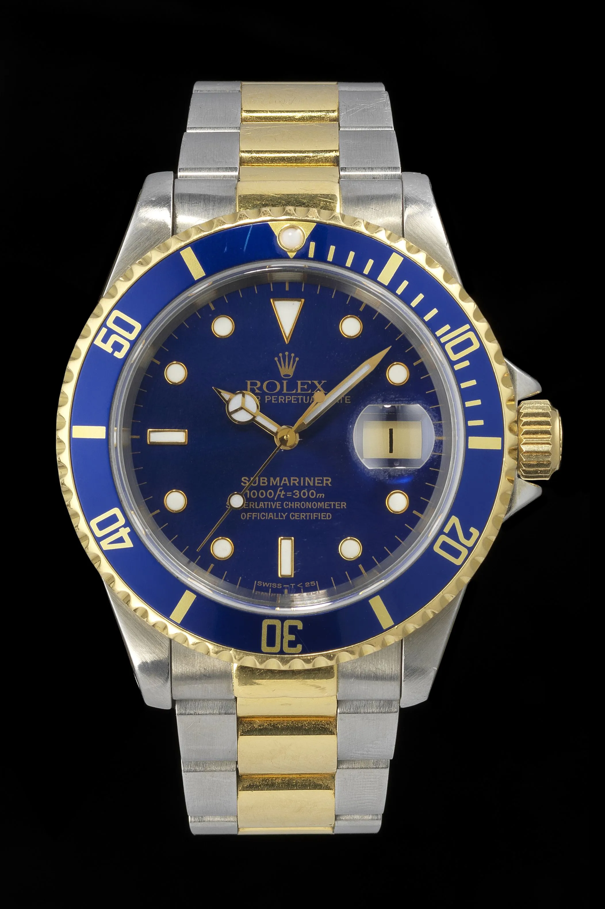 Rolex Submariner 16613 40mm Yellow gold and Stainless steel Blue