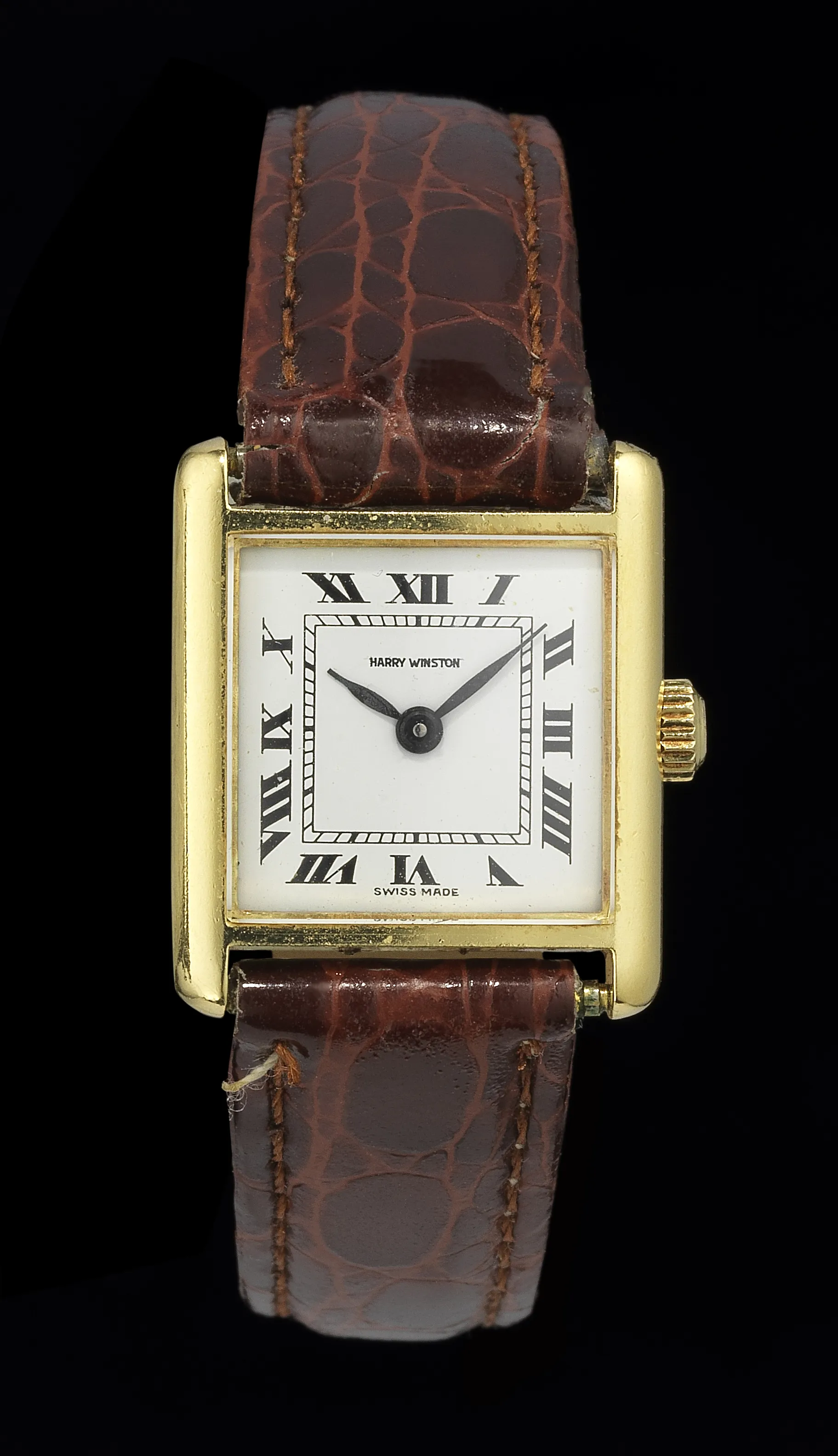 Harry Winston 24mm Yellow gold White