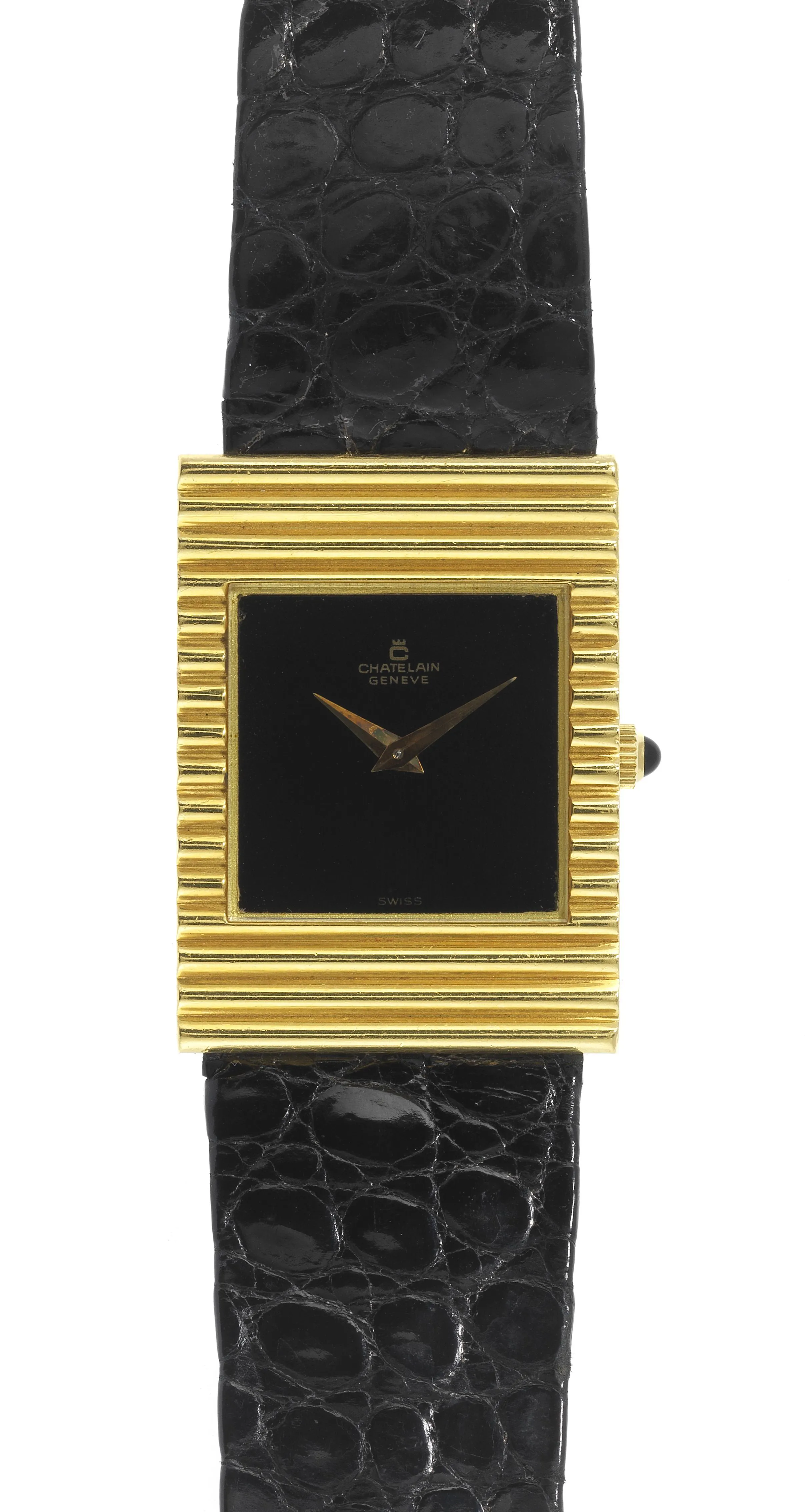 Châtelain 32mm Yellow gold Black