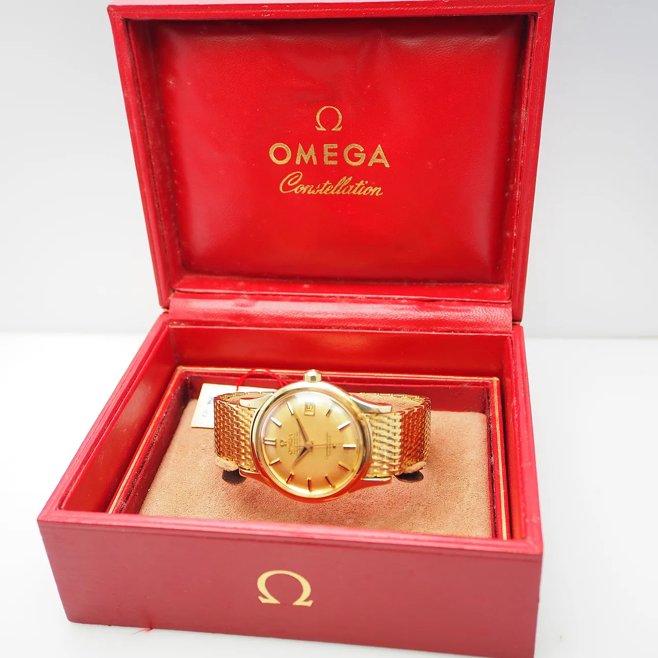 Omega Constellation Calendar 2954 35mm Yellow gold 8