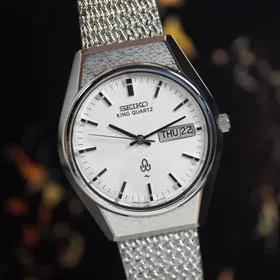 Seiko King 0853-8025 36mm Acier White