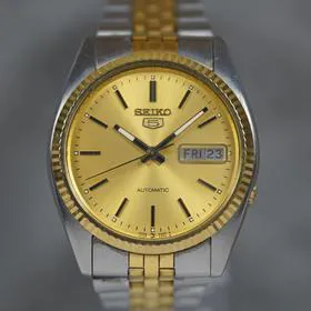 Seiko 5 36mm Acier Or