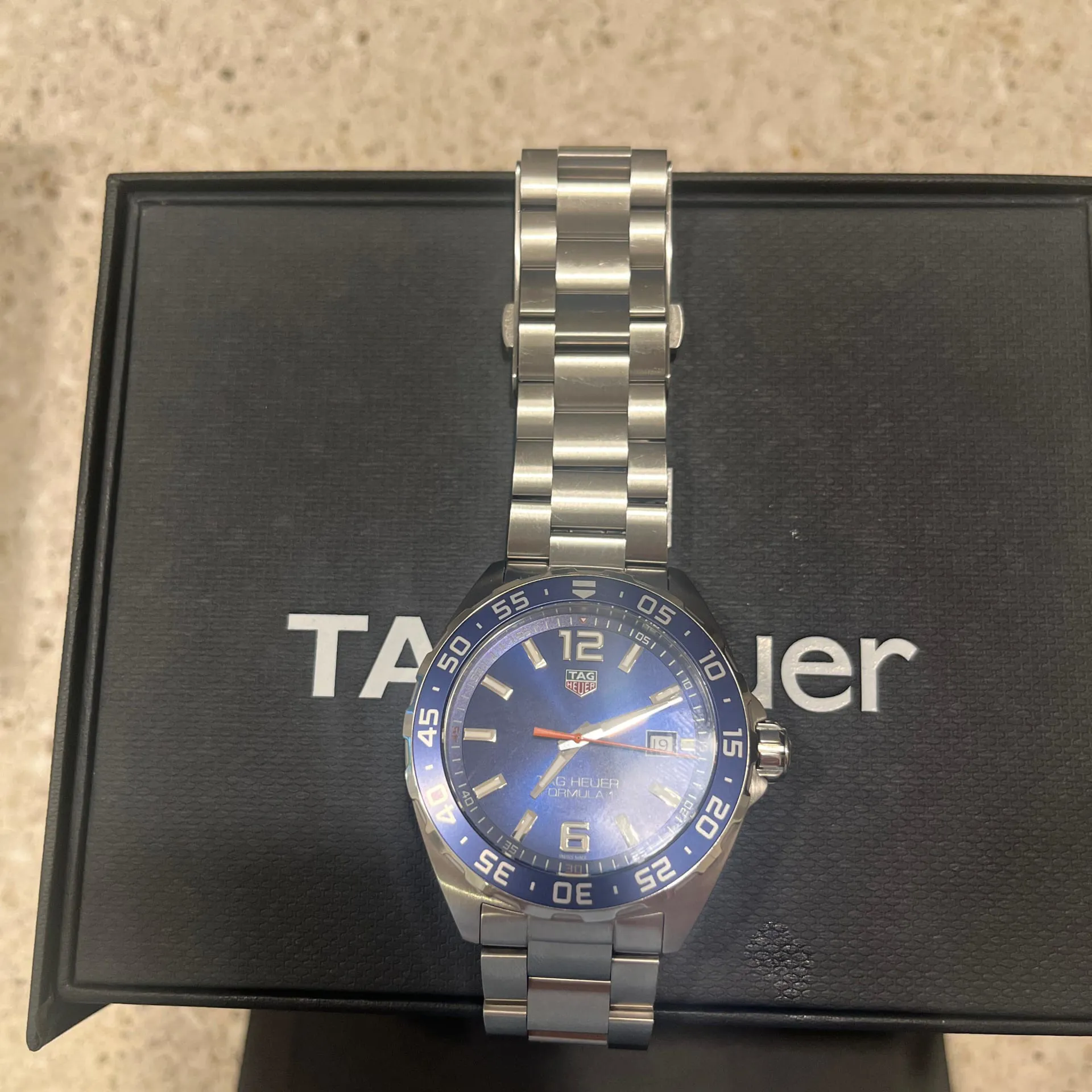 TAG Heuer Formula 1 Quartz WAZ1010.BA0842 43mm Stainless steel Blue 4