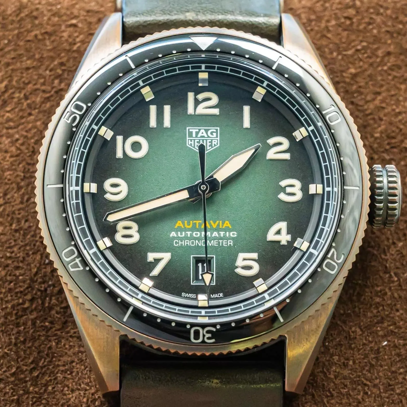 TAG Heuer Autavia WBE5190.FC8268 42mm Bronze Green