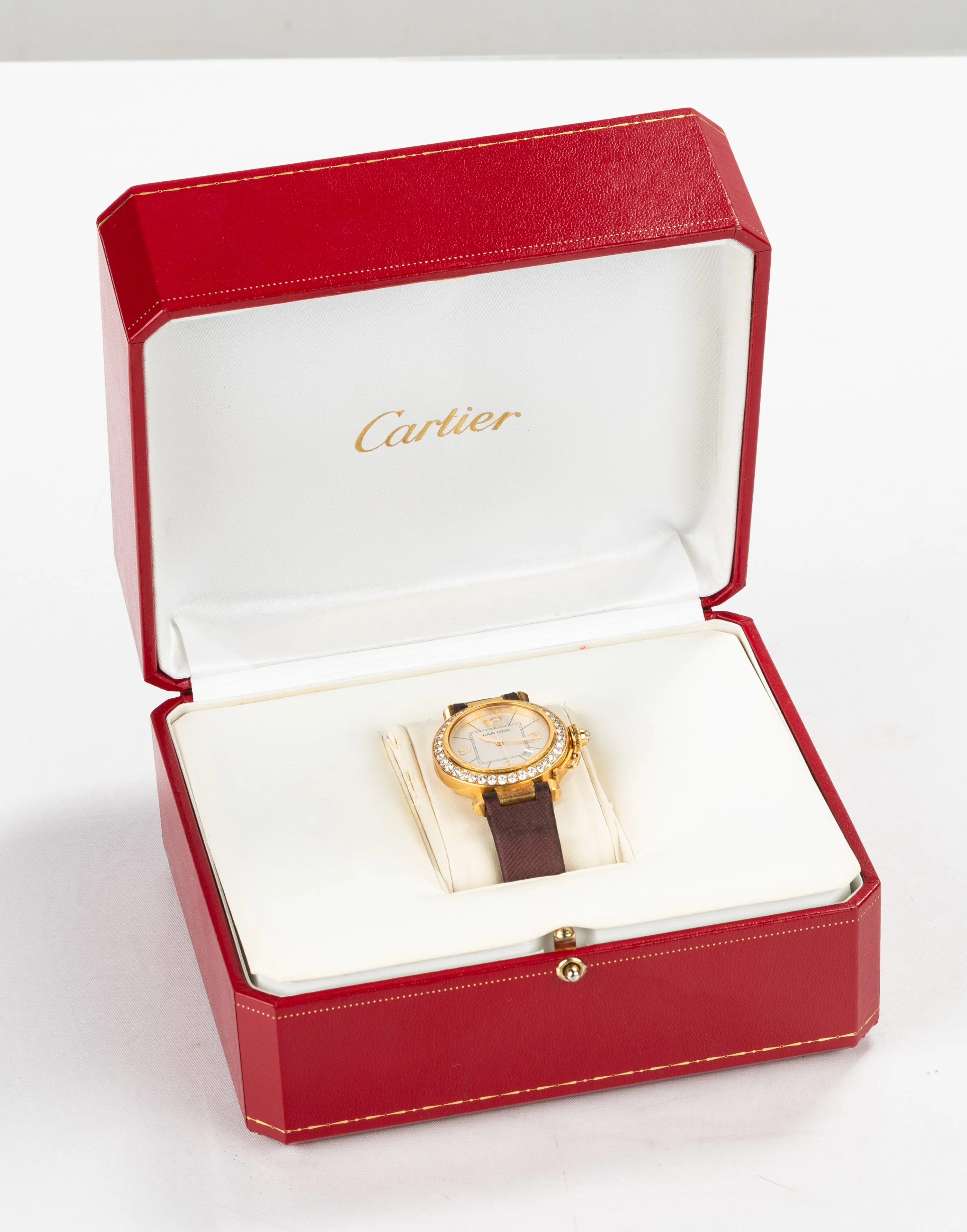 Cartier Pasha 2397 32mm 18k Gold and Diamond 5