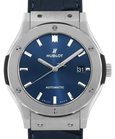 Hublot Classic Fusion 511.NX.7170.LR 45mm Titanium Blue