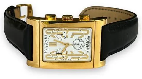 Bulgari Rettangolo RTC49G Yellow gold White 2