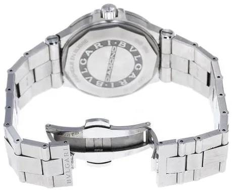 Bulgari Diagono DG 40 SV 40mm Stainless steel Black 2