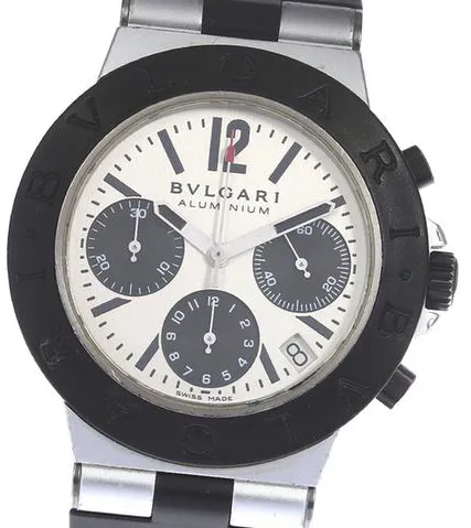 Bulgari Diagono AC 38 TA 38mm Aluminium Silver