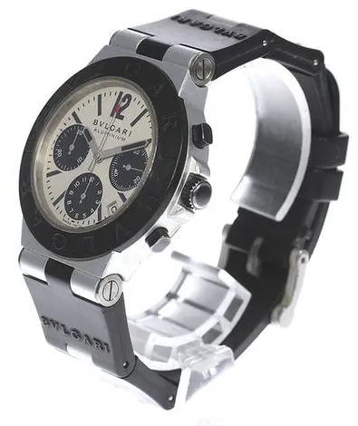 Bulgari Diagono AC 38 TA 38mm Aluminium Silver 1