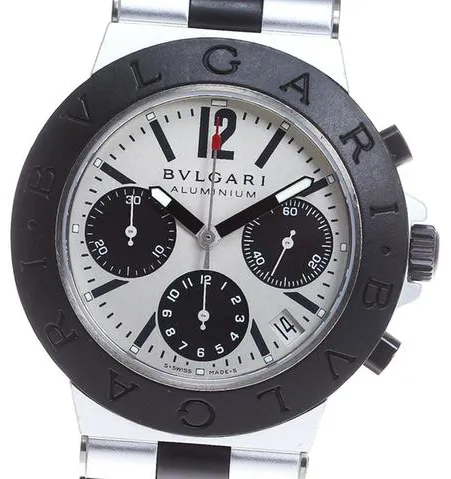 Bulgari Diagono AC 38 TA 38mm Aluminium Silver