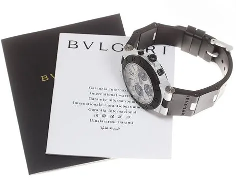 Bulgari Diagono AC 38 TA 38mm Aluminium Silver 1