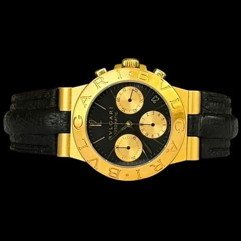 Bulgari Diagono CH 35 G 35mm Yellow gold Black 1