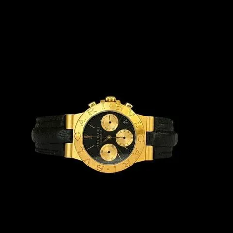 Bulgari Diagono CH 35 G 35mm Yellow gold Black 2