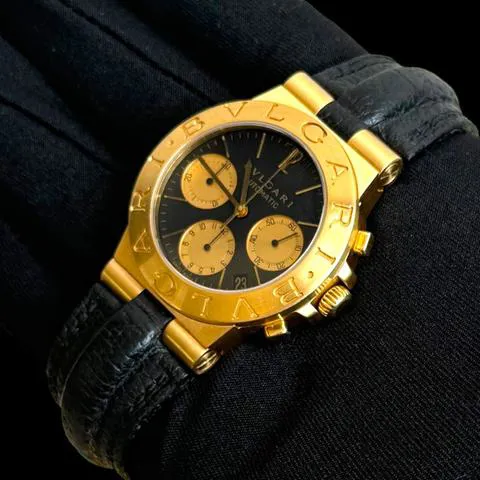 Bulgari Diagono CH 35 G 35mm Yellow gold Black 5