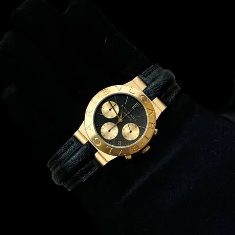 Bulgari Diagono CH 35 G 35mm Yellow gold Black 6