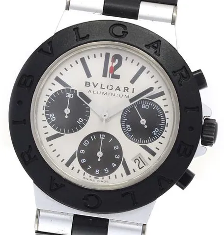 Bulgari Diagono AC 38 TA 38mm Aluminium Silver