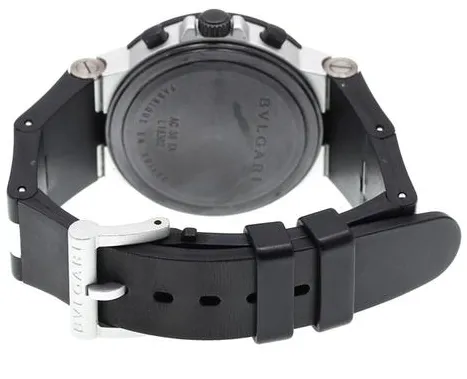 Bulgari Diagono AC 38 TA 38mm Aluminium Silver 4