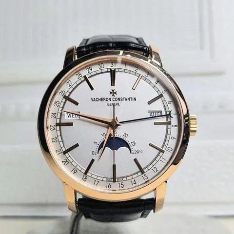 Vacheron Constantin Traditionnelle 4010T/000R-B344 41mm Rose gold Silver