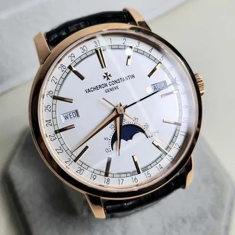 Vacheron Constantin Traditionnelle 4010T/000R-B344 41mm Rose gold Silver 1