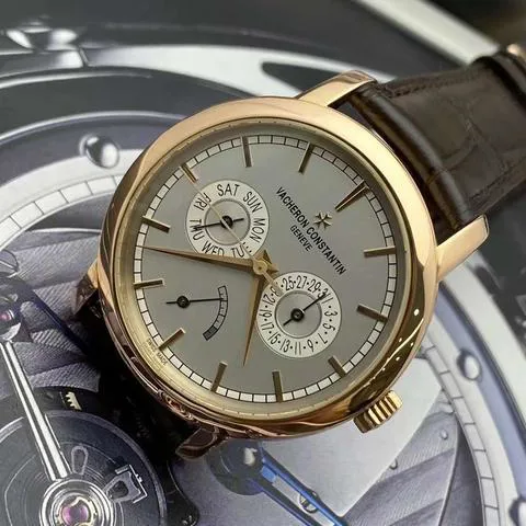 Vacheron Constantin Traditionnelle 85290/000R-9969 39.5mm Rose gold Silver