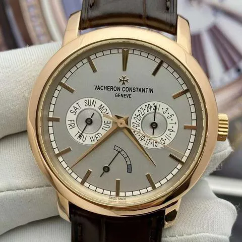 Vacheron Constantin Traditionnelle 85290/000R-9969 39.5mm Rose gold Silver 4