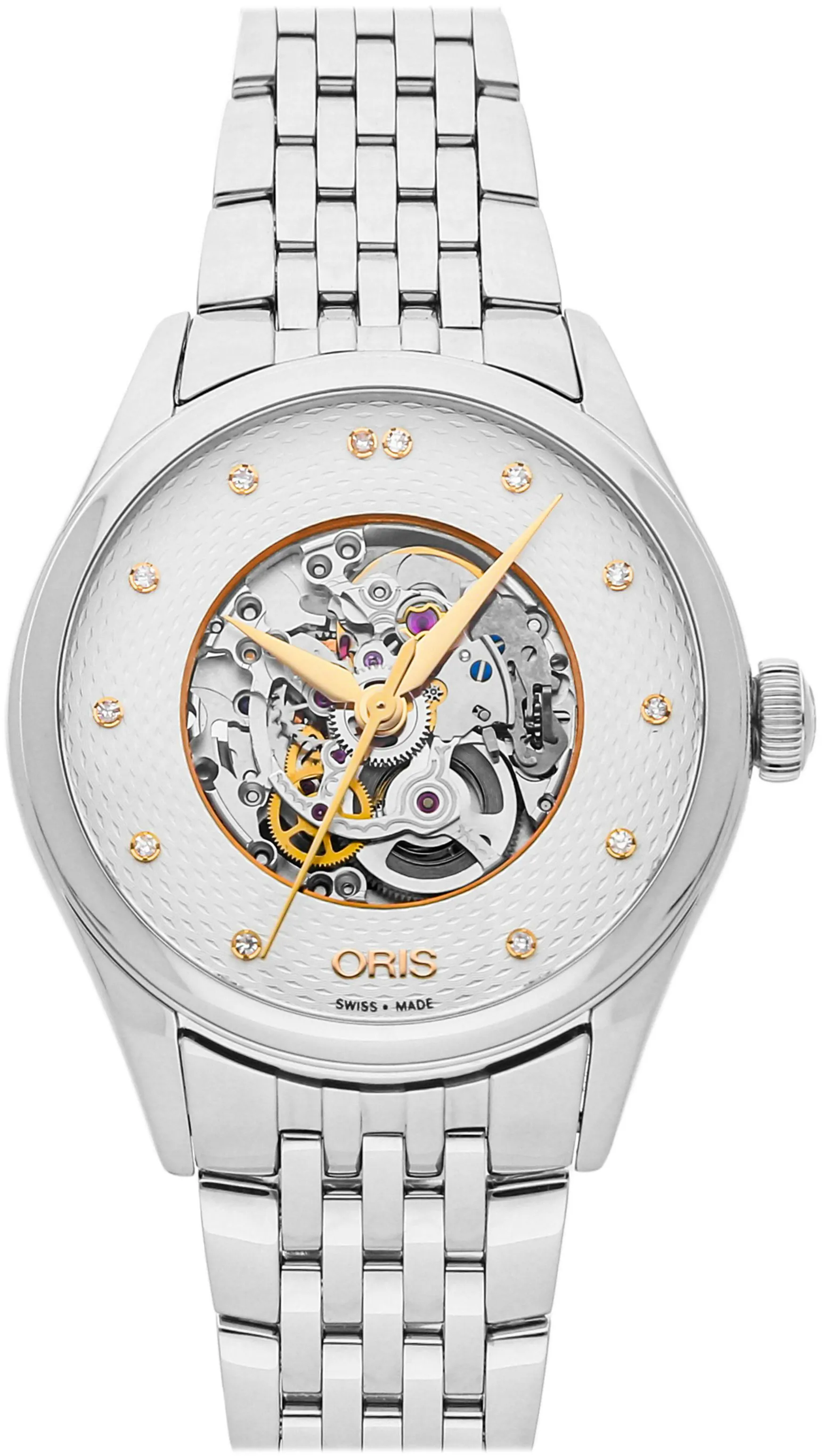 Oris Artelier Skeleton 01 560 7724 4031-07 8 17 79 33mm Stainless steel Silver