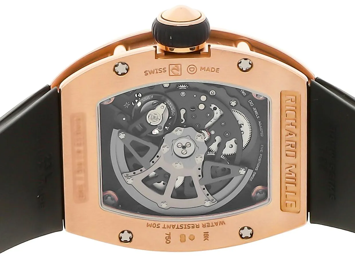 Richard Mille RM 023 RM023 AJ RG 38mm Rose gold Skeletonized 4