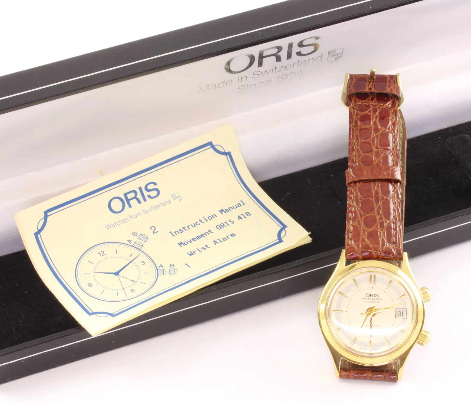 Oris 420-7387 34mm Stainless steel and Gold-plated Silver 1