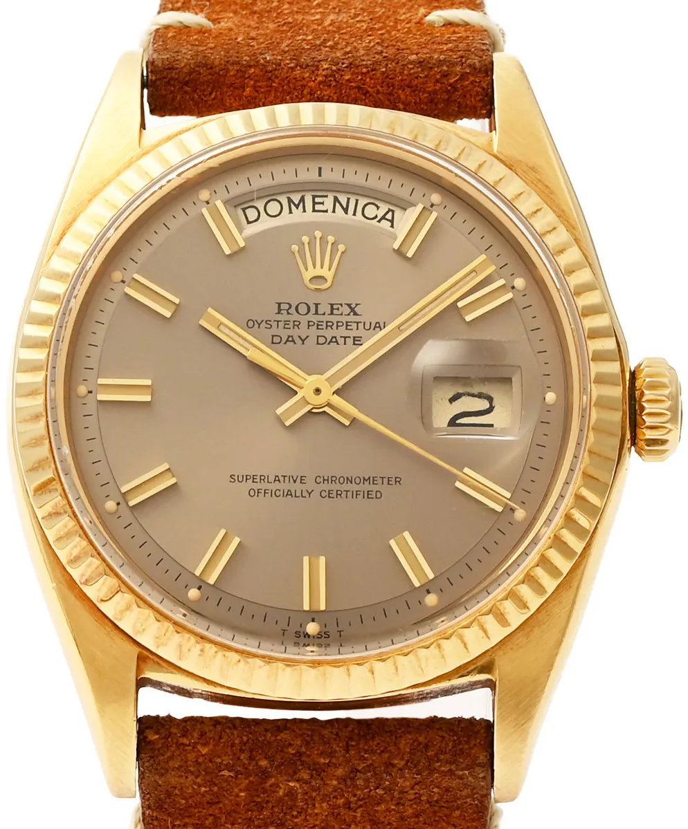 Rolex Day-Date 36 1803 36mm Yellow gold SENAPE