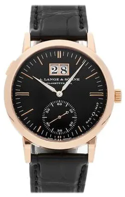 A. Lange & Söhne Langematik 308.031 37mm Rose gold Black