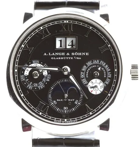 A. Lange & Söhne Langematik 310.026 38.5mm White gold Black