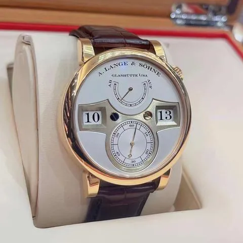 A. Lange & Söhne Zeitwerk 140.032 42mm Rose gold Silver 4