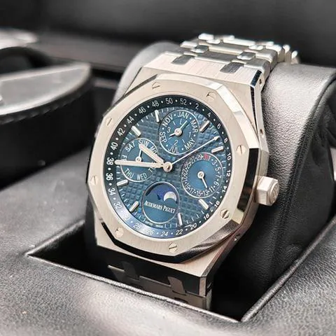 Audemars Piguet Royal Oak Perpetual Calendar 26574ST.OO.1220ST.02 41mm Stainless steel Blue