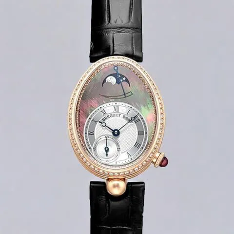 Breguet Reine de Naples 8908BR/5T/964/D00D3L 28.48mm Rose gold Mother-of-pearl