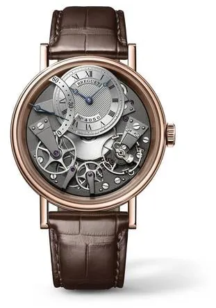 Breguet Tradition 7097BR/G1/9WU 40mm Rose gold Silver