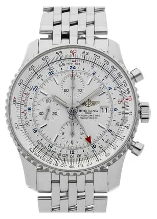 Breitling Navitimer World A2432212/G571 46mm Stainless steel Silver